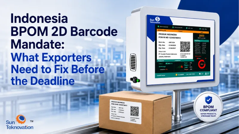 Indonesia BPOM 2D Barcode Mandate: What Exporters Need to Fix Before the Deadline