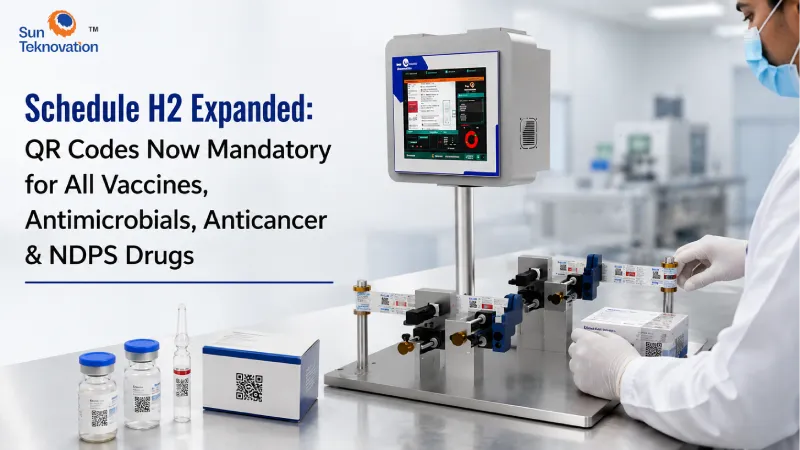 Schedule H2 Expanded: QR Codes Now Mandatory for All Vaccines, Antimicrobials, Anticancer & NDPS Drugs
